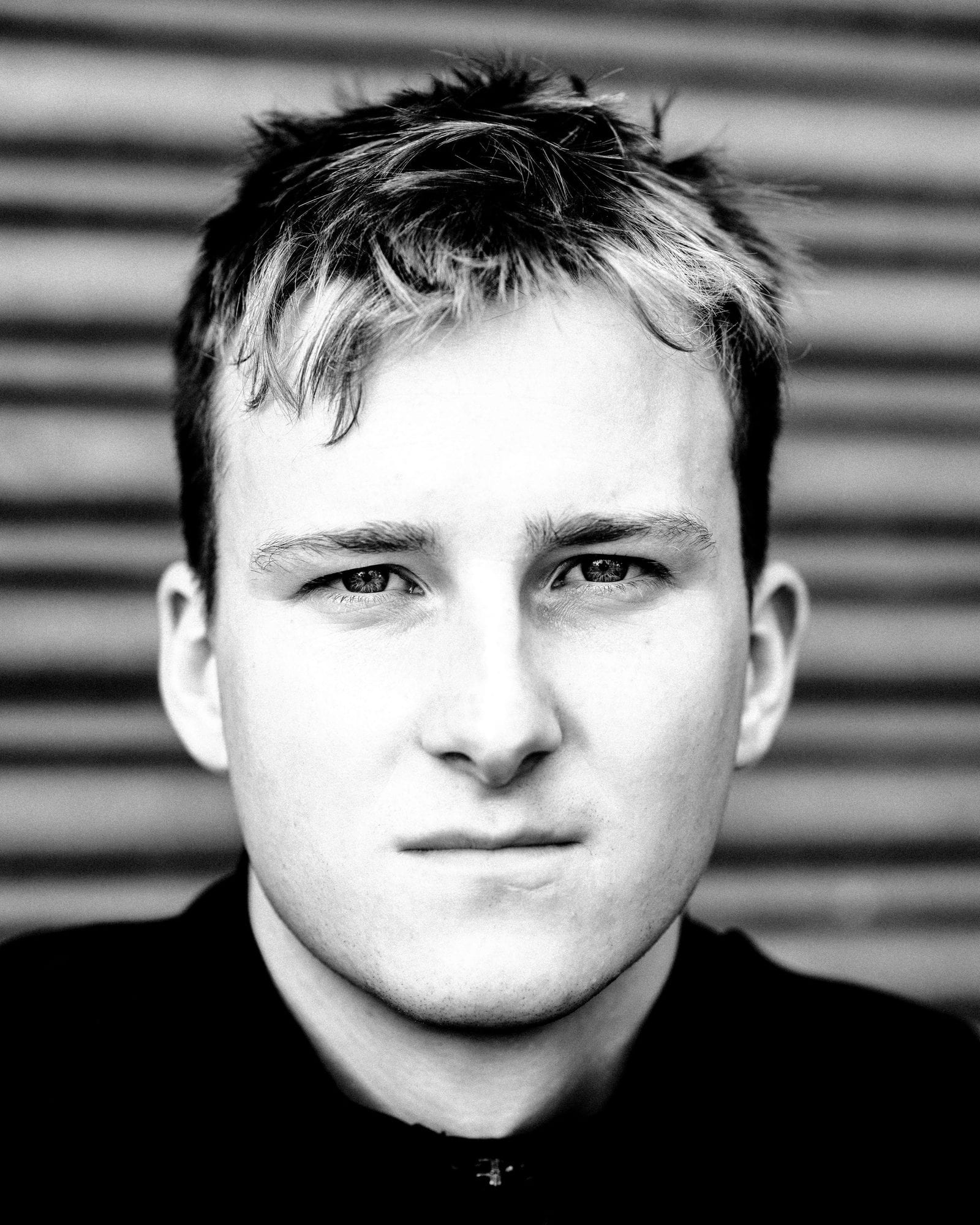 Close portrait of Jesse Grylls